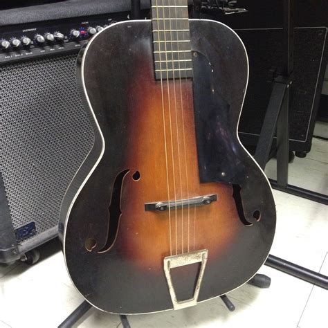 S Harmony Archtop Acoustic Guitar Sold Through Montgomery Wards Archtop Acoustic