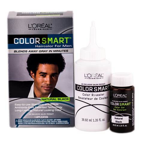 Loreal Technique Color Smart Haircolor For Men Color Natural Black