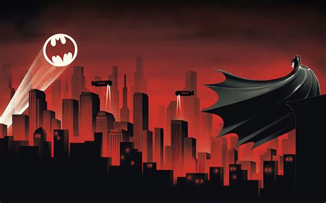 3840x2400 Batman The Animated Series Red World 4k 4k Hd 4k Wallpapers
