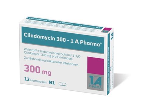 Der wirkstoff clindamycin gehört zu den antibiotika und. Clindamycin Dosierung