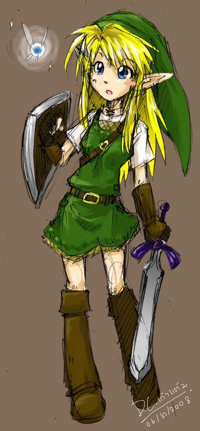 Link On Deviantart They Called Him Zelda