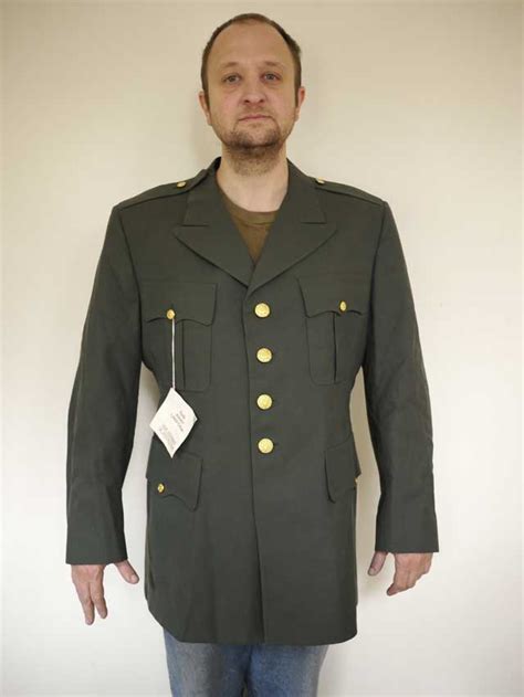Vintage Us Army Enlisted Military Wool Jacket Tunic Dress
