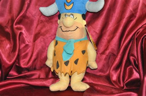 Fred Flintstones Plush 14 Buffalo Hat Mouse Lodge