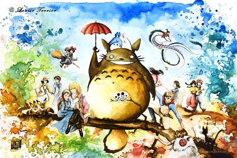 French Artist Brings The World Of Studio Ghibli To Life With Vibrant