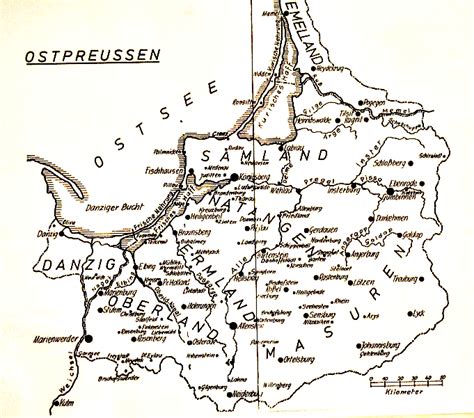 Ostpreußen Landkarte Deutschlandkarte 2023