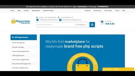 Phpscriptsonline Marketplace For Ready Made Php Scripts Youtube