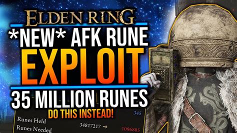 Elden Ring K Runes In Min New Rune Exploit Best Rune Farm Level Up Fast Afk Rune
