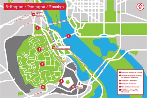 Pentagon Arlington Rosslyn The Landscape Architects Guide To