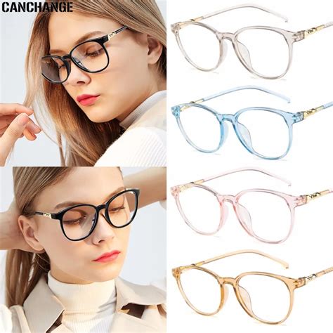 New Fashion Glasses Classcial Reading Clear Lens Transparent Full Round