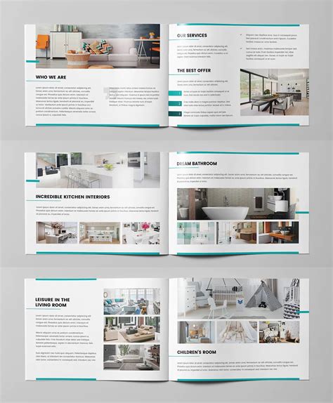 Interior Design Landscape Brochure Template Interior Brochures