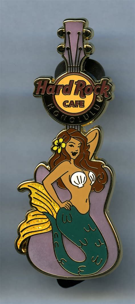 Honolulu Hard Rock Cafe Guitar Pin Hard Rock Rock Cafe Guitar Pins