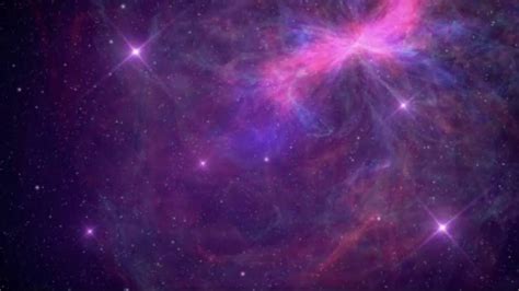 Awesome Galaxy Purple Pink Background Motion Video Loops