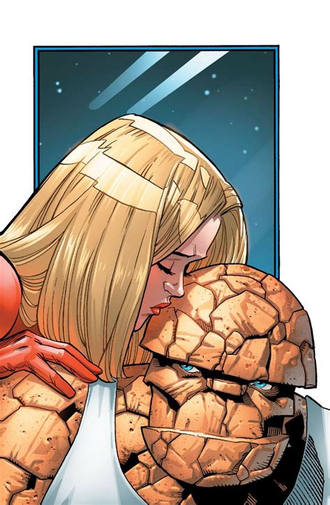Invisible Woman And The Thing By Leonard Kirk Marvel Comics Art
