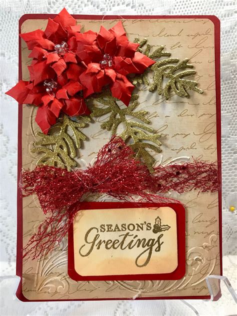 Christmas Beautiful Handmade Greeting Cards From The Heart Elegant By