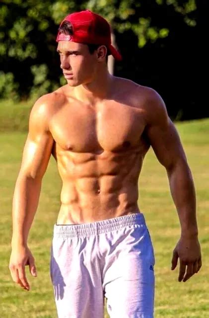 shirtless male muscular hunk sweaty sports jock college beefcake photo 4x6 e673 4 29 picclick