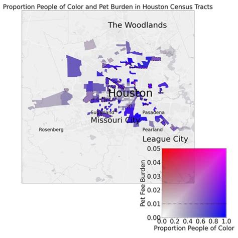 Maps Display Spatial Relationships Between Census Tracts Proportion