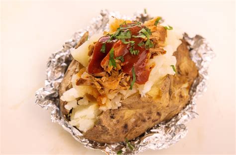 Baked Potato Stuffed With Barbecue Pulled Pork Kitchn