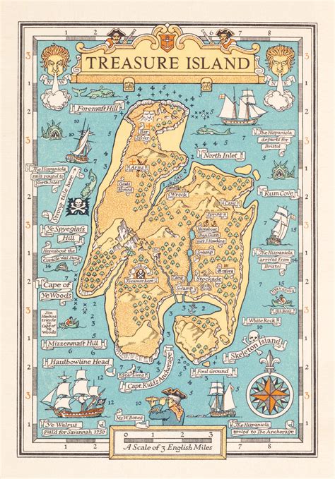 Treasure Island Map Brobands