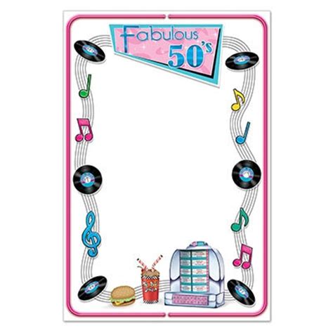 Convenience foods were growing in popularity during this time so many recipes took advantage of products like canned soups. Fabulous 50's Diner Menu Board - PartyCheap