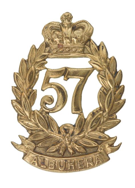 Glengarry Badge 57th West Middlesex Regiment Of Foot 1879 C