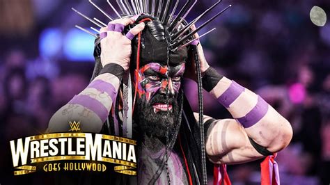The Demon Finn Bálor makes his entrance at WrestleMania WrestleMania Sunday Highlights