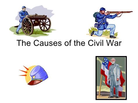 4 Main Causes Of Civil War Concept Map Map