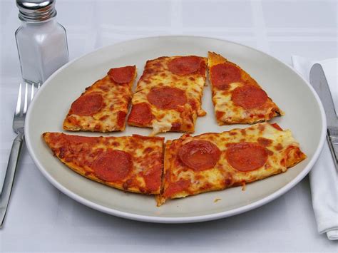 Calories In 2 Slice S Of Pizza Pepperoni Thin Crust Avg