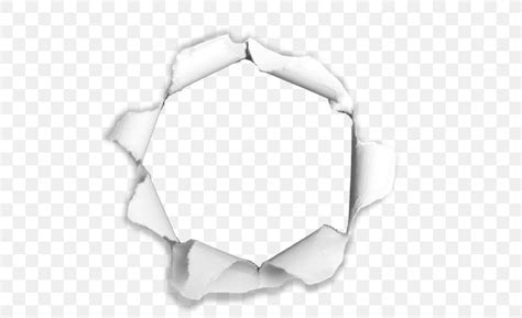Hole In Paper Vector Png