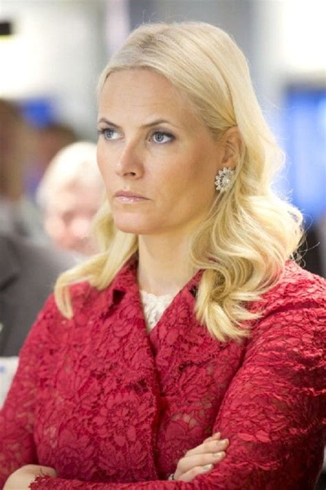 Crown Princess Mette-Marit of Norway visits the Offshore ...