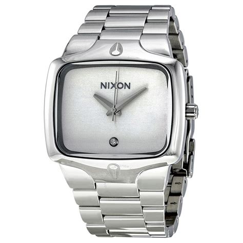 Nixon Player White Mens Watch A140100 A140 100 00 882902001084 Watches Player Jomashop