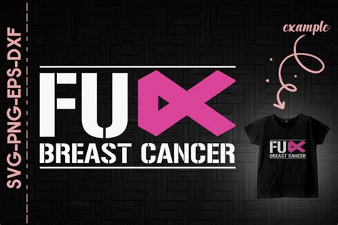 Fu Cancer Support Breast Cancer By Utenbaw Thehungryjpeg