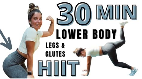 30 Min Killer Lower Body Hiit Burn Calories Tone Your Legs And Booty No Repeat No Equipment