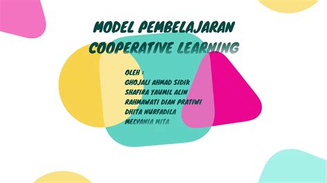 Presentasi Model Pembelajaran Cooperative Learning Youtube