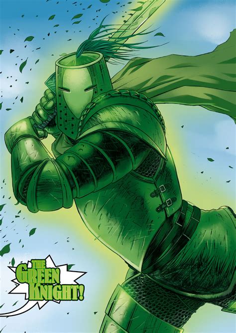 The green knight was a character featured in the classic poem sir gawain and the green knight (fourteenth century) and its derivative the green knight (c. SOLICITATIONS: Eco Comics announces the Green Knight ...