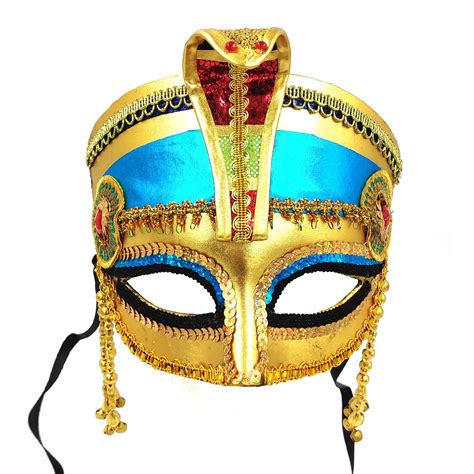 Egyptian Cleopatra Mask Headpiece Crown Pharaoh Ancient Queen Masquerade Party 809801746861 Ebay