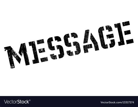 Message Rubber Stamp Royalty Free Vector Image