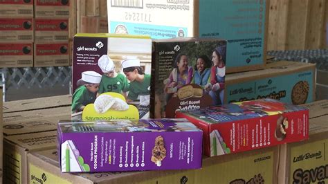 girl scouts cookies arrive 47abc