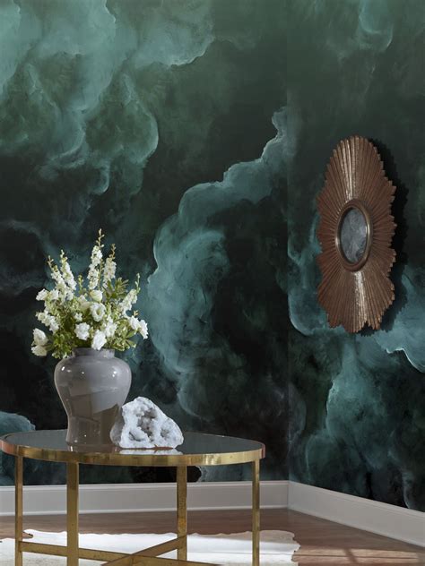 Phillip Jeffries Clouds Wallcovering Interior Design Shows Wall