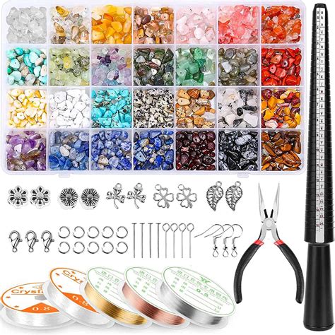 Crystal Jewelry Making Kit Ring Making Kit With 28 Colors Etsy