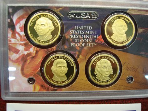 2007 2008 2009 Us Presidential 1 Coin Proof Sets Get All 3