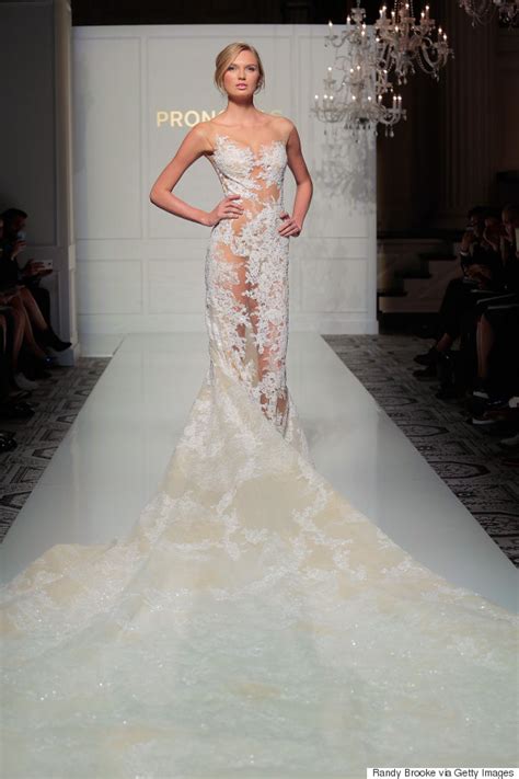 Sexy Wedding Dresses Naked Is The Hottest Trend At Bridal Fashion Week