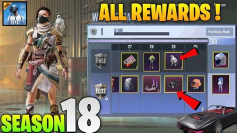 Players can either buy them using uc and bp or by completing various missions and challenges. Pubg Mobile Lite New Season 18 Winner Pass All Rewards ...