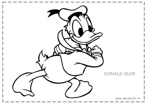 Desene De Colorat Cu Donald Duck