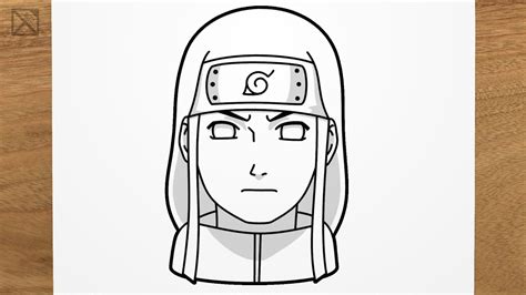 How To Draw Neji Hyuga Naruto Step By Step Easy Youtube