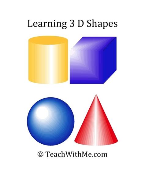 Learning 3d Shapes Book Classroom Freebies Math Geometry 3d Shapes