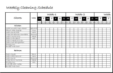 This post provides 49 log sheet templates that you can download and print for your personal use. Weekly Clean Up Spreadsheet Template .xls | Excel Templates