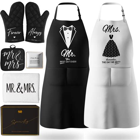 Buy CITTAWedding Gifts Engagement Gifts For Couples Mr And Mrs Aprons