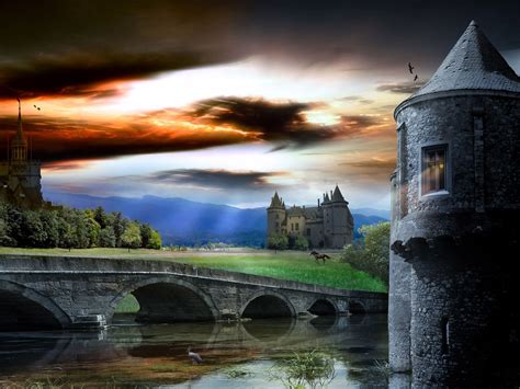 Peartreedesigns Amazing Fantasy Castle Wallpapers Free Download Your Computer Desktop Background