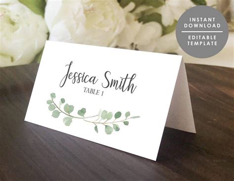 Using place card and business card. 14+ Place Card Designs and Examples - PSD, AI | Examples