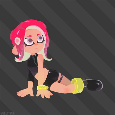 i tried drawing agent 8 in the official style r splatoon